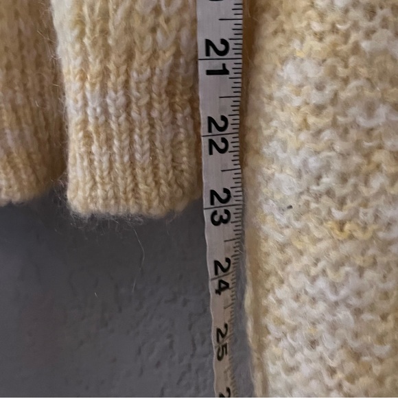 Rodebjer Yellow Mohair Pom Pom Sweater size small - Picture 2 of 9